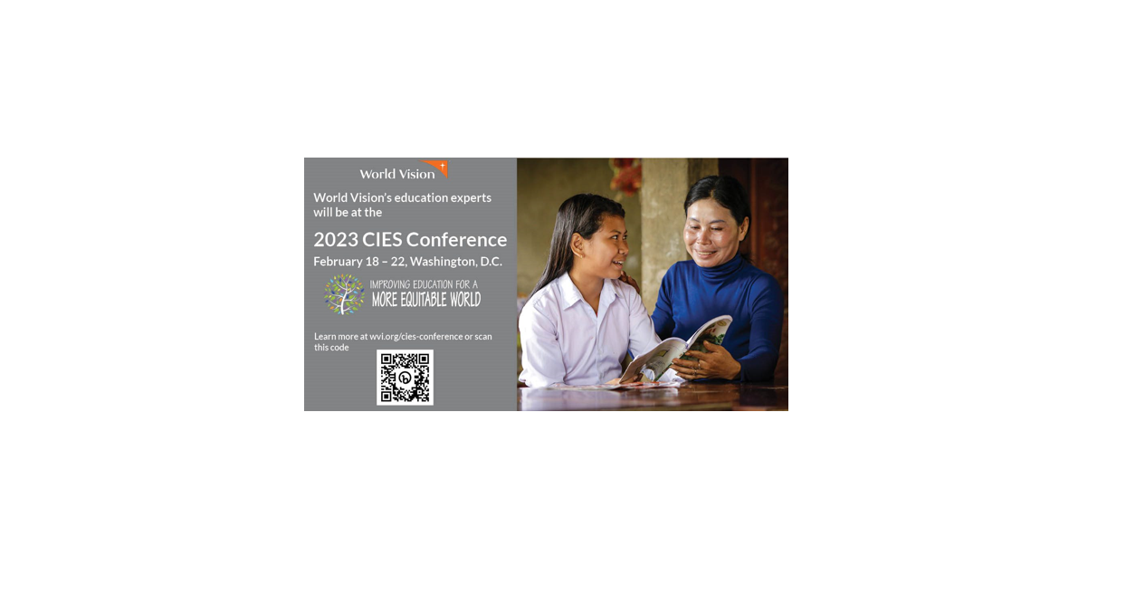 CIES Conference Education World Vision International